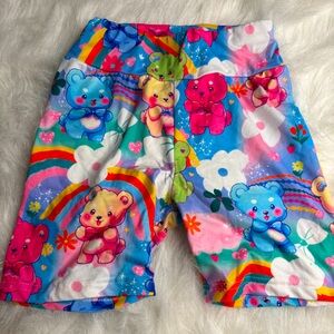 cute bear short leggings